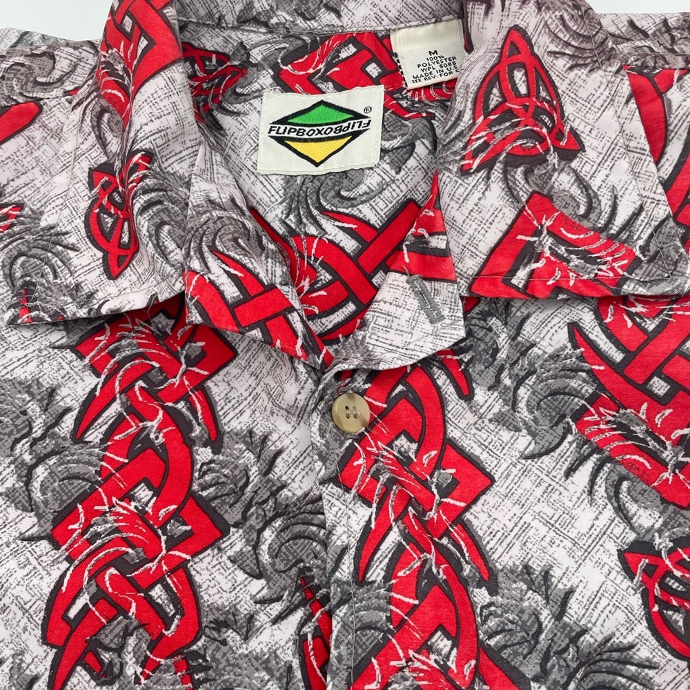 Vintage Men’s Buttonsown Shortsleeved Flipbox Shirt
